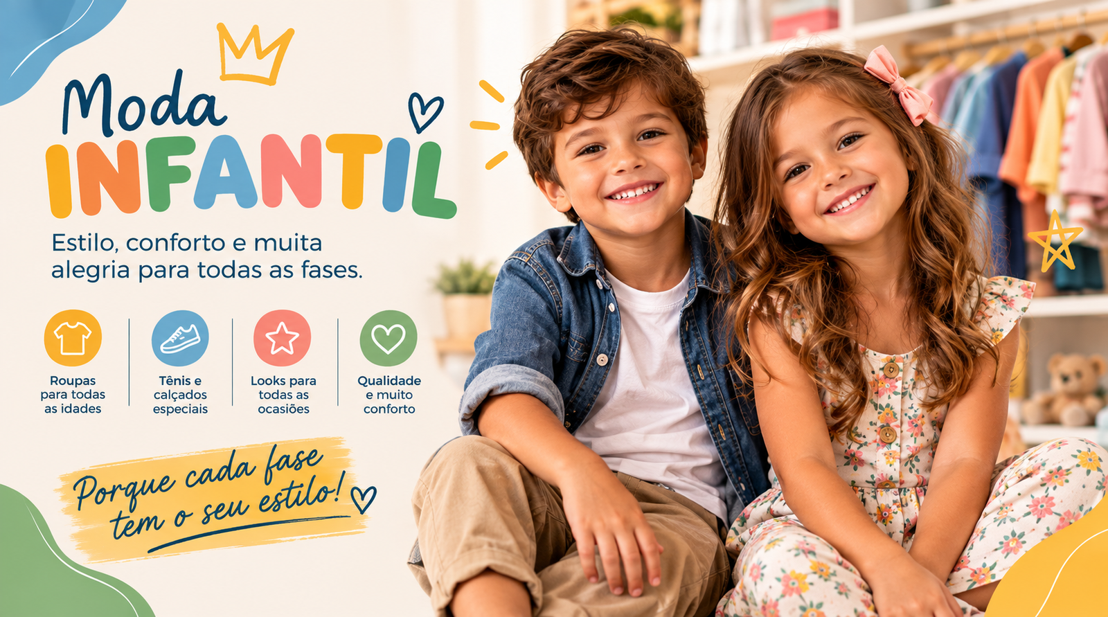 ✨3 motivos para dar ROUPA de presente no Dia das Crianças ✨